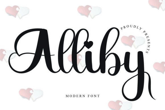 Alliby: A Handwritten Font for Editorial Elegance