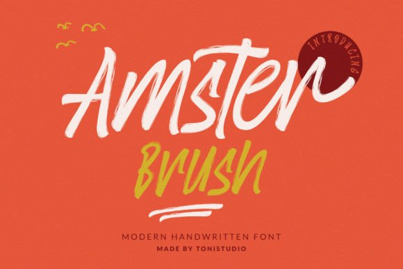 Amsterbrush: A Creative Font for Web Design