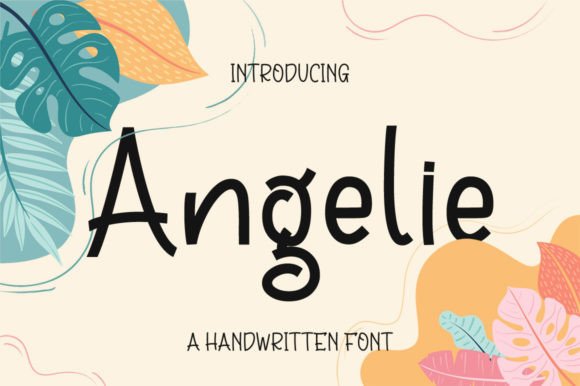 Angelie: A Stylish Handwritten Font for Crafters