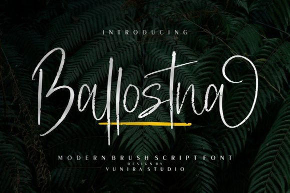Ballostna: A Dazzling Script Font