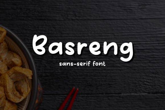 Basreng: A Bold Handwritten Font for Crafters