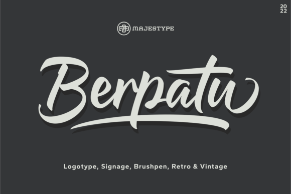 Berpatu: A Vintage Script Font for Business