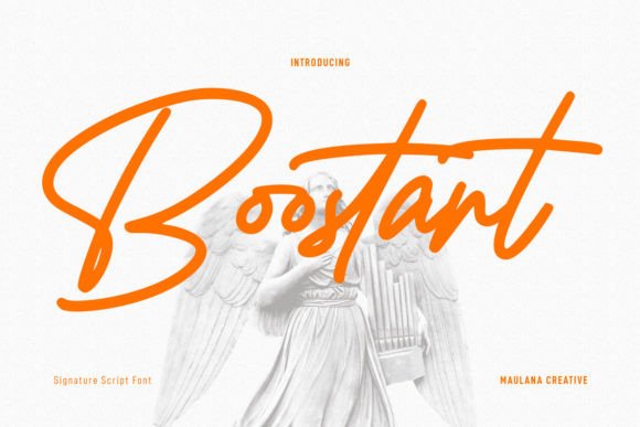 Boostart: A Stylish Script Font