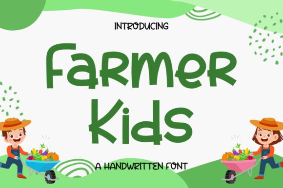 Farmer Kids Font: A Handwritten Touch for Creative Projects