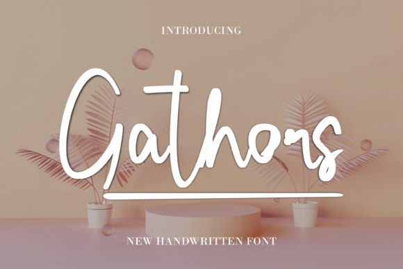 Gathors: A Script Font for Elegant Design