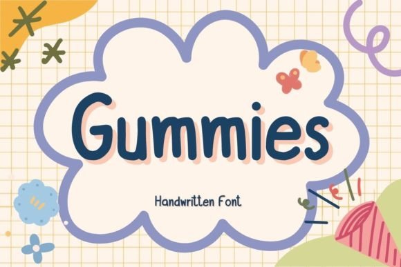 Gummies: A Handwritten Font for Creative Makers