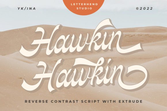 Hawkin Font: Unique Script for Business