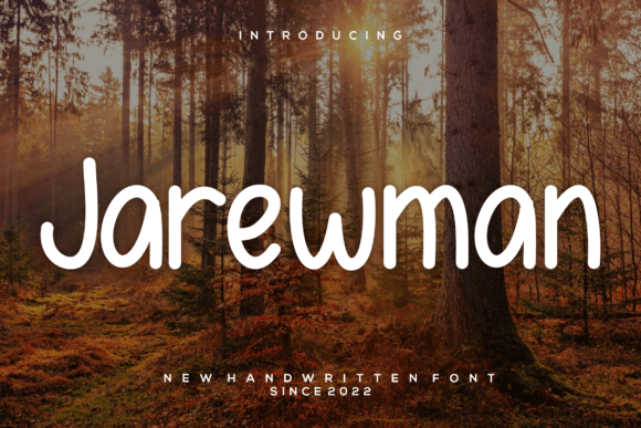 Jarewman: A Handwritten Font for Creative Makers