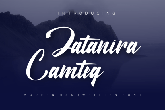 Jatanira Camteg: A Handwritten Font for Editorial Design