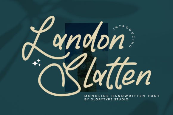 Landon Slatten – Handwritten Font for Web Design