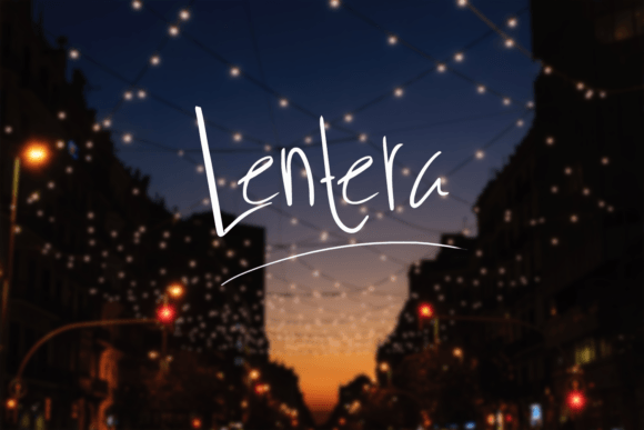 Lentera: A Font for Business Style