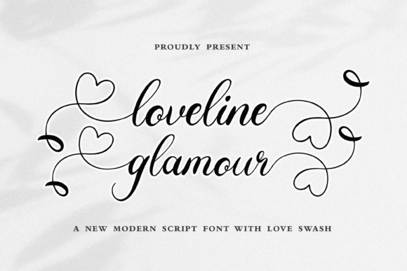 Loveline Glamour Font for Crafters