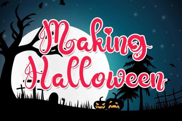 Making Halloween Font Review