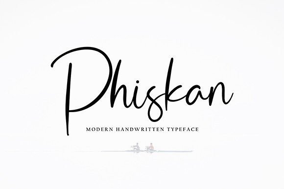 Phiskan: A Stylish Script Font for Editorial Design