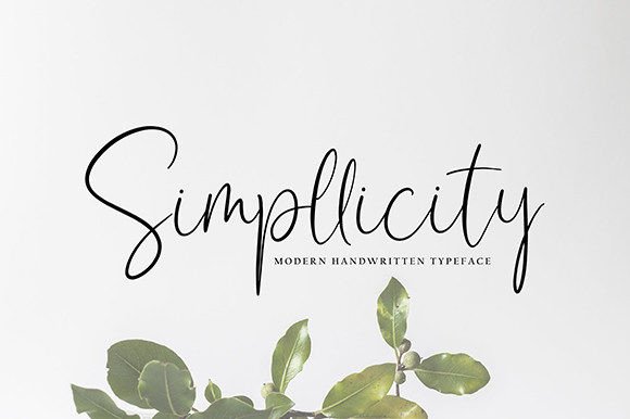 Simpllicity: A Handwritten Font for Editorial Flow