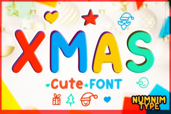 Xmas: A Festive Font for Creative Makers